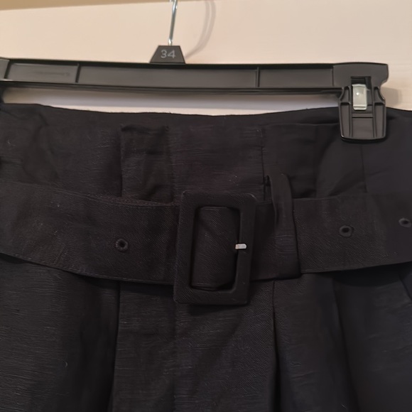 A new day black wide leg pants with adjustable belt - Picture 2 of 5